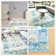 thumbnail image 4 of Tapete Decorativo Jovita Turquoise 160 x 230 cm Saffron Looms, 4 of 5