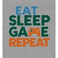 thumbnail image 4 of Eat Sleep Game Repeat Youth Heather Gray Jogger Pants-Medium, 4 of 4