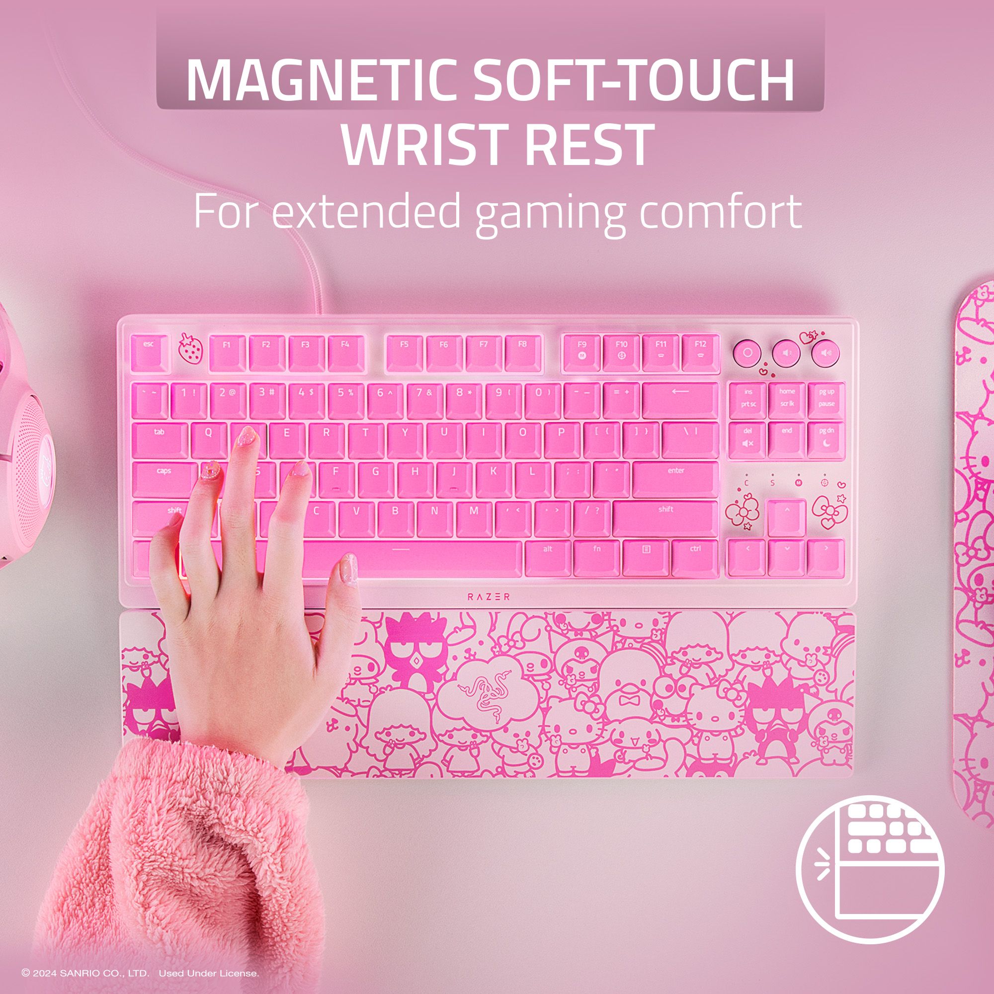 Razer Ornata V3 TKL Hello Kitty Edition Gaming Keyboard photo 6