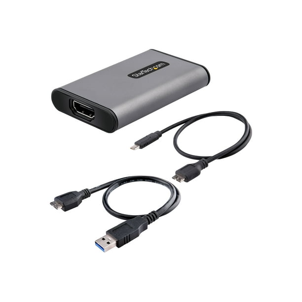 StarTech USB 3.0 HDMI Video Capture Device 4K Video Capture Adapter External USB Capture Card UVC Live Stream HDMI Audio Video Screen