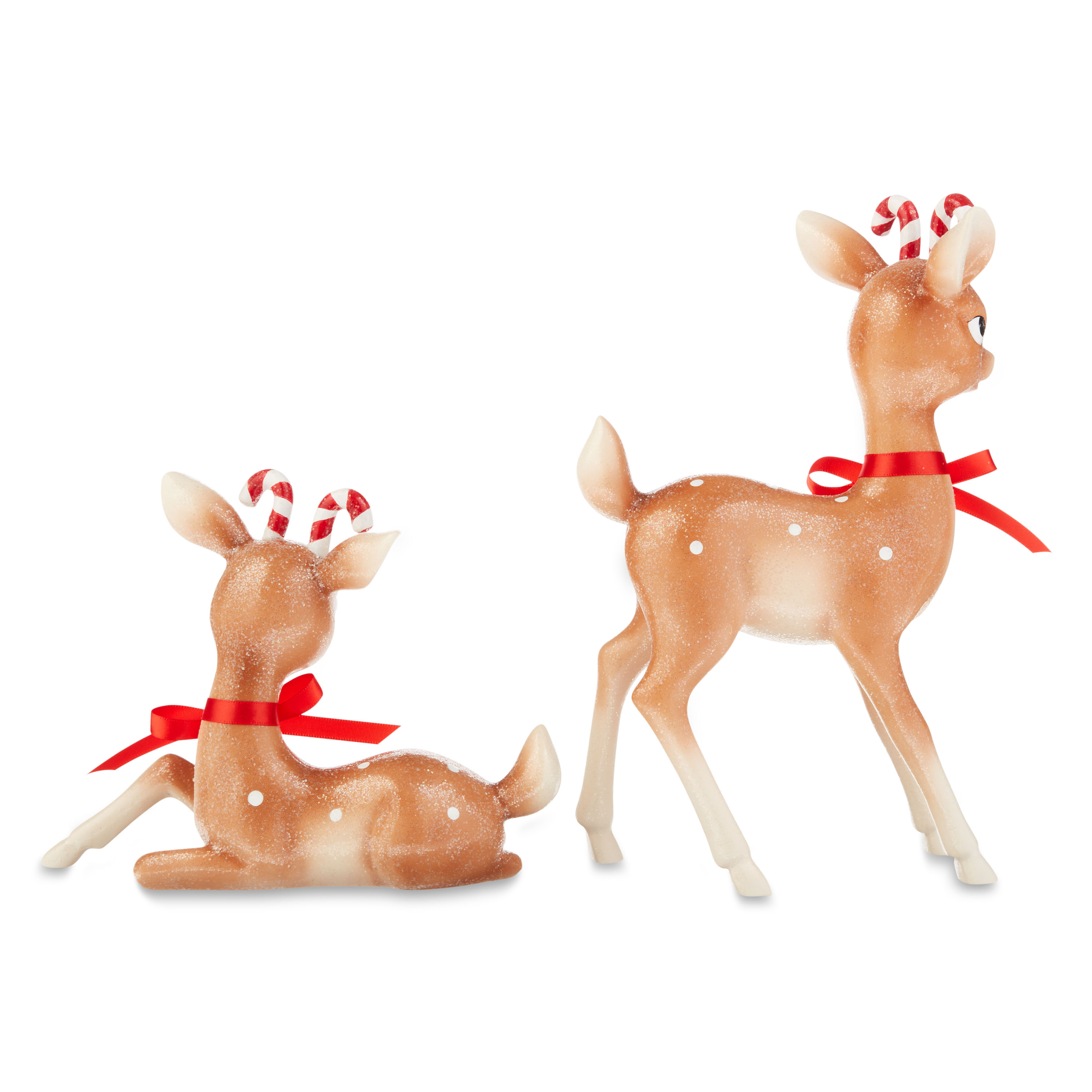 Holiday Time 2pk Polyresin Deer Decor