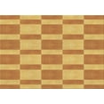 thumbnail image 1 of Ahgly Company Indoor Rectangle Patterned Neon Orange Area Rugs, 6' x 9', 1 of 6