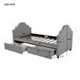 thumbnail image 3 of Sofa Bed Upholstered Daybed Twin size, Gray - Can Be Used for Bedroom Leisure Home( with Storage Drawers/with Trundle ), 3 of 8