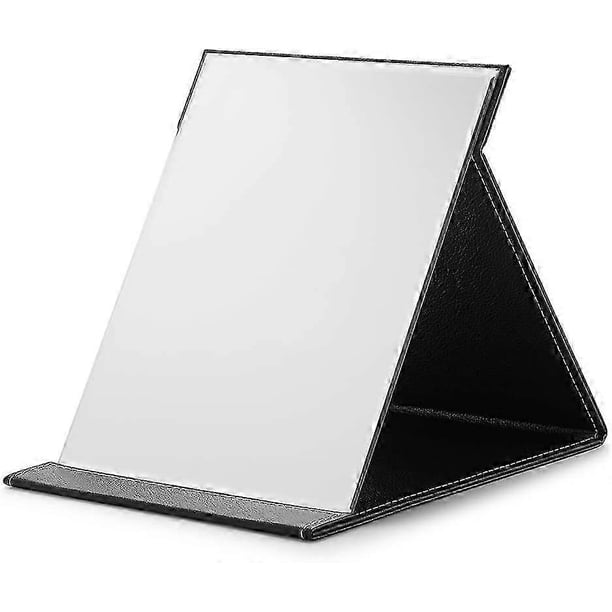 Large Folding Mirror,Travel Makeup Mirror with Adjustable Stand,Ultra-Thin Vanity Mirror