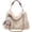 Apricot, variant on Furry Purse Winter Fluffy Bags for Women Fuzzy Tote Bag Faux Fur Purses Fluffy Shoulder Crossbody Handbag