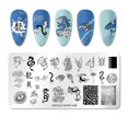 thumbnail image 1 of NICOLE DIARY People Image Line Pictures Placas de estampado de uñas Plantillas de sello de imagen de mármol Herramientas de plantilla de impresión geométrica Tan Jianjun unisex, 1 of 2