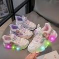 thumbnail image 5 of Kids LED Light Up Sneakers Girls Running Shoes Lightweight Sport Outdoor Walking Shoes for Girls Christmas Birthday Children Show Gift (Toddler/Little Kid/Big Kid) ﻿, 5 of 6