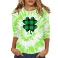 thumbnail image 1 of asddcavvf Blouse for Women Get Into The St. Patrick's Day With Our Women's St. Patrick's Day Print R, 1 of 4