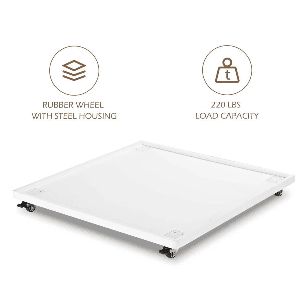 20" Caddy with Rubber Lockable Casters Holds 220lbs