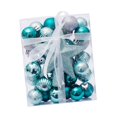 thumbnail image 4 of Adornos navideños con forma de estrella en la copa del árbol, bolas colgantes decorativas para Navidad Verde, 4 of 6