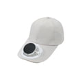 thumbnail image 2 of 1 unidad de gorro con ventilador solar beige para adultos,batería de 650 mAh,carga USB tipo C,gorra de béisbol con ventilador de refrigeración ajustable de 3 velocidades para protección solar al Rkxzt, 2 of 8