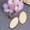 thumbnail image 4 of Milisten Oval Mini Embroidery Frame Wooden Cross Stitch Ring DIY Crafts Embroidery Hoops (Size Small), 4 of 5