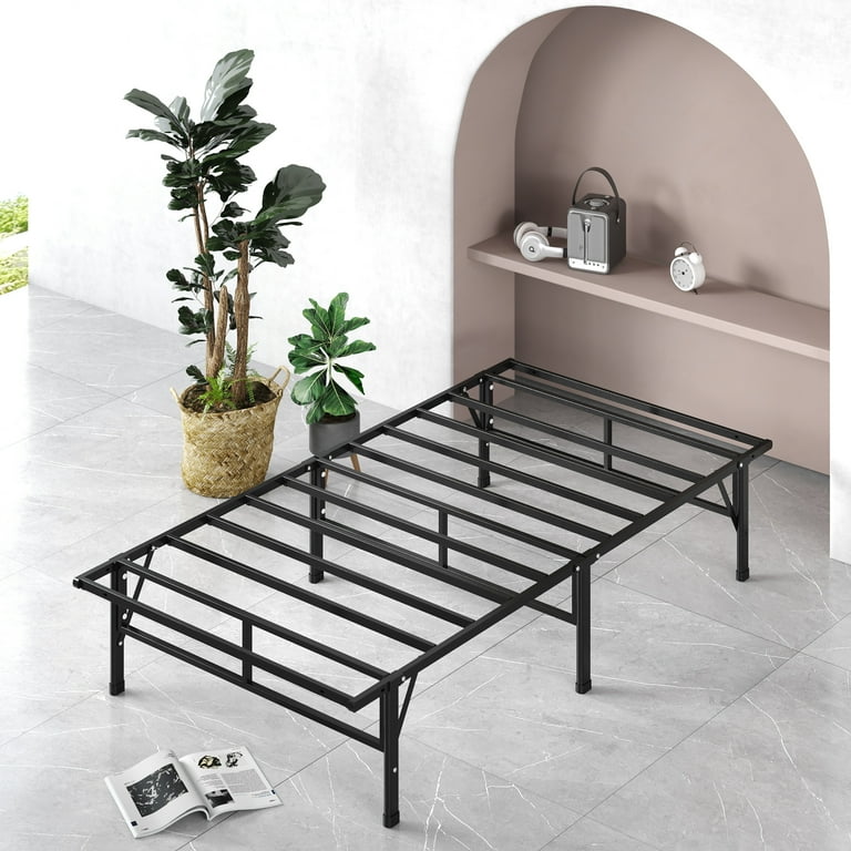 Zinus SmartBase 14 inch Twin Bed Frame Black