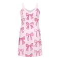 thumbnail image 5 of Aimik Tank Sundress for Women Summer Fashion Print Casual Elastic Midi Dress Knee Length Flowy Comfort Outdoor Long Dress, 5 of 5