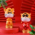 thumbnail image 1 of Decoración hogareña Gwong 2022 Tigre estatua encantadora antidesaminada resina fina mano de obra animal miniatura en miniatura decoración del hogar Gwong 21083268, 1 of 6