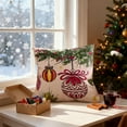 thumbnail image 5 of Merry Christmas Pillow Cover, Natural Burlap Christmas Sofa Living Room Holiday Decorate Cushion Case, Christmas Bell Snowman Santa Claus Pillowcase New Year Family Decoration, 5 of 6