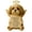 Brown, variant on Handmade Crochet Shih Tzu Angel Figurine – Emotional Support Keepsake with Halo & Wings, Memorial Gift for Pet Lovers (8cm Tall)