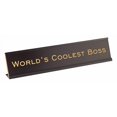 thumbnail image 2 of World's Coolest Boss 2""x10"" Novelty Nameplate Desk Sign, 2 of 3