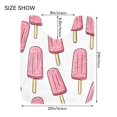 thumbnail image 5 of Yayeee Bath Rug for Bathroom Floor Non Slip Contour Fluffy Soft Absorbent Mat, 20"x24", Pink Ice Cream, 5 of 7