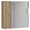 Pine, variant on Depot E-Shop Harbor Medicine Cabinet With Mirror, 4 Internal Shelves, And Single Door, Light Gray