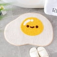 thumbnail image 1 of LAICAIW Egg Bath Mats, Soft and Absorbent Microfiber Bath Rugs, Non-Slip Shaggy Shower Carpet, Machine Wash Dry, Soft Shower Rugs for Bathroom Floor, Tub and Shower, 20x31, Egg, 1 of 7