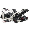 thumbnail image 2 of Koenigsegg Regera White with Black Carbon and Red Stripes 1/18  Model Car by Autoart, 2 of 6