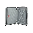 thumbnail image 4 of Wrangler 4 Pc Hardside Spinner Luggage Set with 20" & 25" Suitcases and Packing Cubes, Silver, 4 of 8