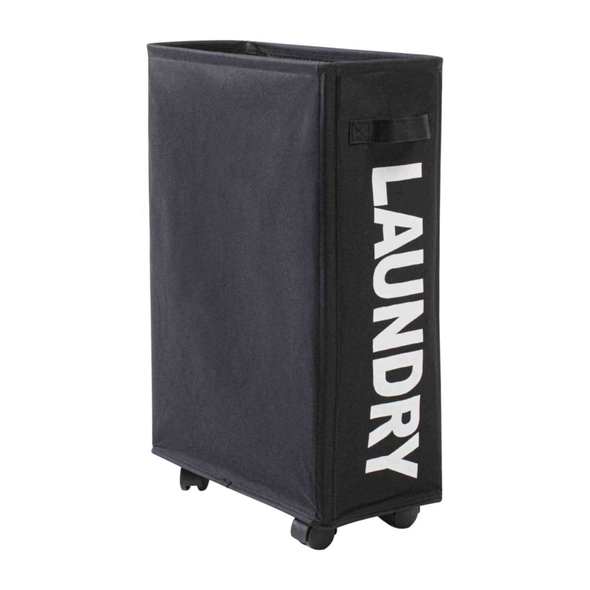 Rolling Slim Laundry Basket On Wheels Portable Foldable Waterproof