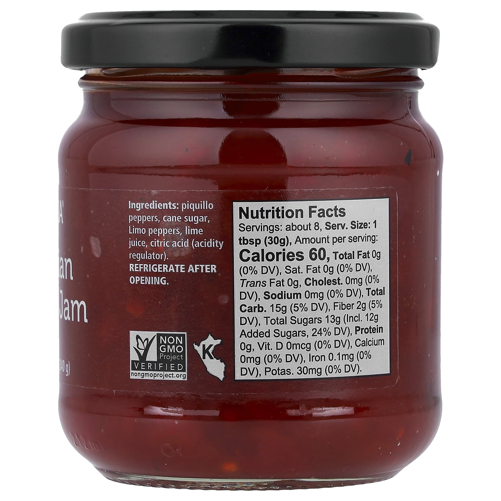 Divina 385895 8.5 oz Peruvian Pepper Jam - Pack of 12