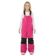 thumbnail image 2 of MAIHAN-Kids Insulated Snow Bib Pants - Waterproof Windproof Ski Overalls for Girls and Boys, Thermal Snow Pants for Skiing, Snowboarding & Outdoor Winter Play kids snow pants(Red,3-4Years), 2 of 8
