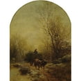 thumbnail image 3 of Albert Fitch Bellows 12x14 Black Modern Framed Museum Art Print Titled - A Full Wagon (1867), 3 of 5