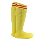Lovely Annie Girls' 1 Pair Knee High Sports Socks for Baseball/Soccer/Lacrosse 002 XXS Yellow