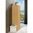 thumbnail image 5 of Hodedah 4-Shelf, 4-Door Bookcase in Beech, 5 of 5