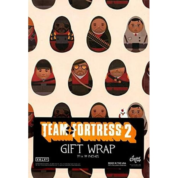 Team Fortress 2 Gift Wrap 27" x 39"