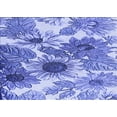 thumbnail image 1 of Ahgly Company Machine Washable Indoor Rectangle Transitional Blue Angel Blue Area Rugs, 2' x 5', 1 of 7
