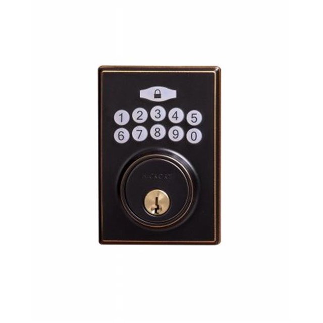 Hickory Hardware HH075773-ABZ Electronic Keypad Deadbolt, Aged Bronze
