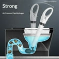 thumbnail image 6 of Professional Air Powered Drain Unclogger With Pressure Meter Toilet Plunger ABS Handle, 6 of 9