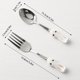 thumbnail image 1 of Set Of 2 Fork And Spoon, Stainless Steel Tableware, 1 of 5