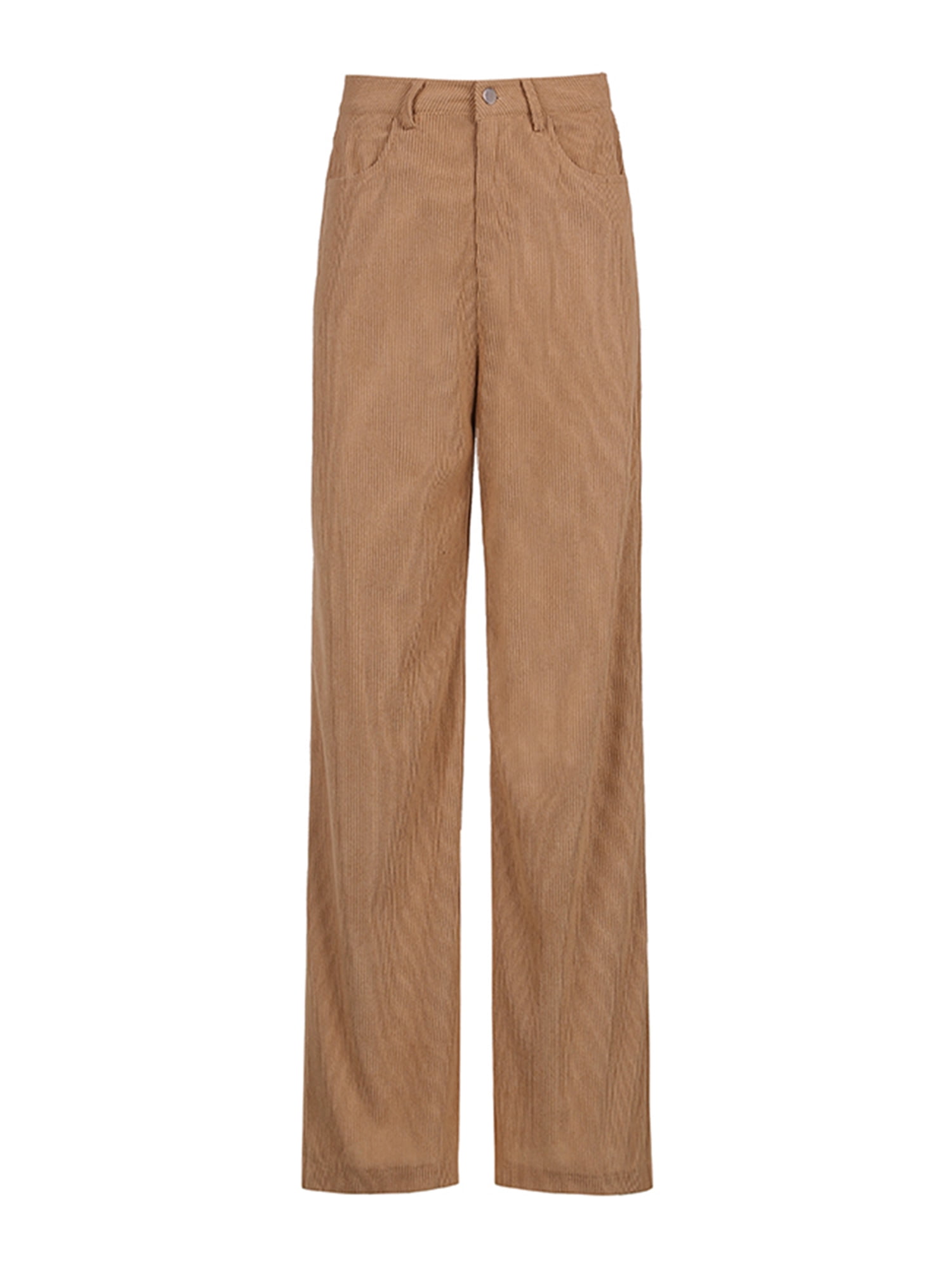 Womens Clothing Trousers ViCOLO Synthetic Trouser in Cocoa Slacks and Chinos Straight-leg trousers Brown 