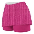 thumbnail image 5 of Mifsaly Striped Skorts for Women High Waist Tummy Control Tennis Golf Skort Skirt with Pockets Summer Casual Lightweight Breathable Athletic Workout Shorts S, 5 of 5