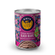 Siete Family Foods, Canned Refried Black Beans, 16 oz.