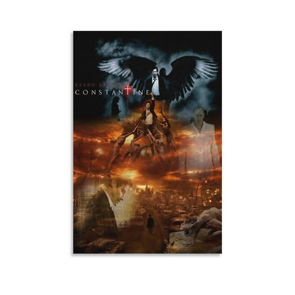 Room Aesthetic Poster Classic Movie Constantine Movie Posters Cool Artwork Wall Art Home Decor Gift Ideas Canvas Art Poster And Wall Art Picture Print Modern Family Bedroom Decor Posters
