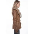 thumbnail image 3 of Scully 8029 BRN M Womens Jacket with Luxurious Faux Fur Collar, Brown - Medium, 3 of 4
