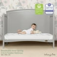 thumbnail image 3 of Dream On Me 2-In-1 Breathable Premium Coil Inner Spring Standard Crib And Toddler Mattress, Model #BR-132, 3 of 7