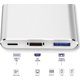 thumbnail image 3 of Adaptador USB-C a HDMI (compatible con 4K/30Hz) - Cable convertidor tipo C 3 en 1 para MacBook Pro 2017/2018, MacBook, Mac Pro, iMac, Chromebook y otros dispositivos USB 3.0 tipo C, 3 of 5