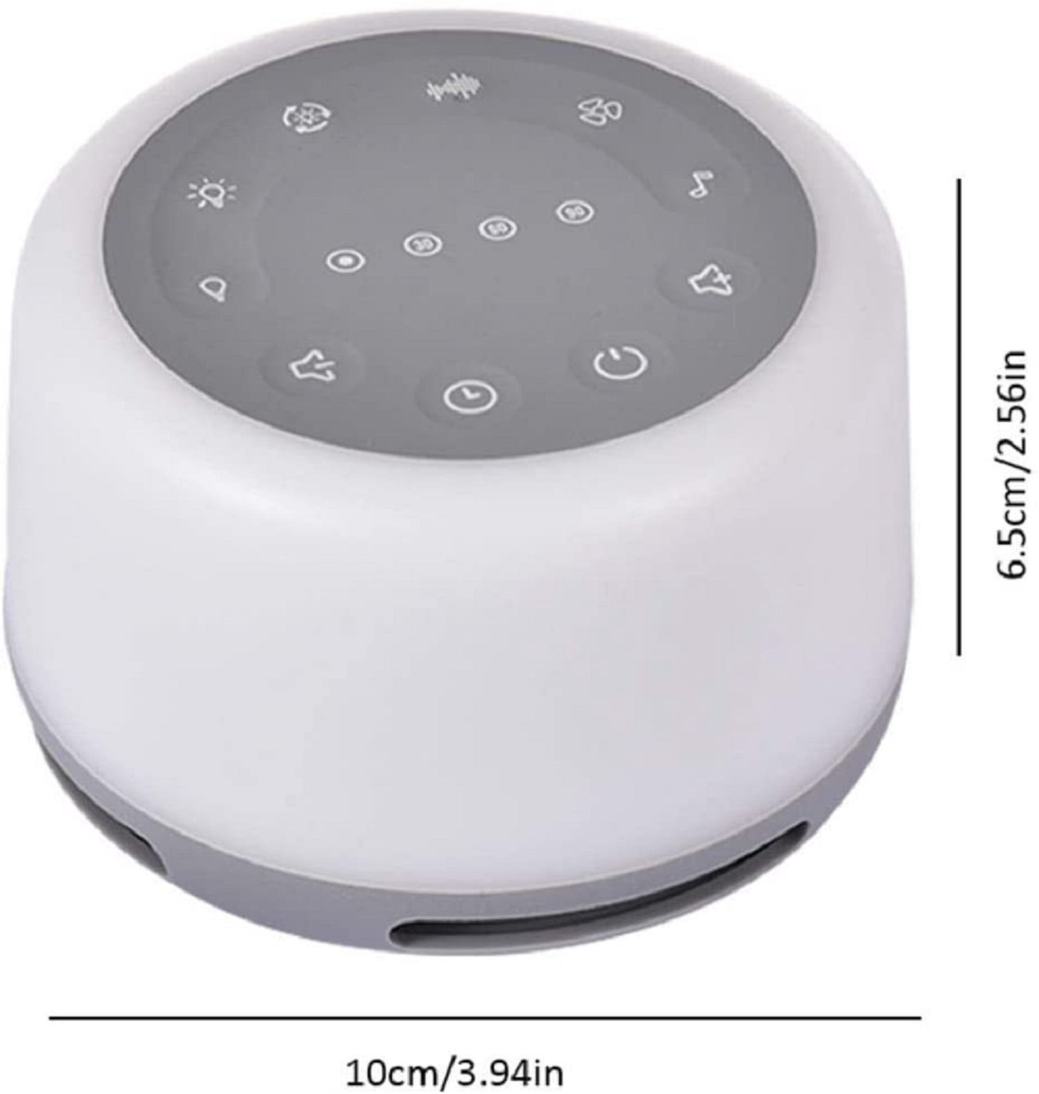 3 in 1 White Noise Sound Machine with Bluetooth Speaker Night Light for Kids and Adults