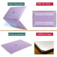 thumbnail image 2 of Mosiso 4 in 1 Macbook Pro 16 Inch Case 2020 2019 Release A2141,Hard Shell Case Cover for MacBook Pro 16’’ with Touch Bar&Touch ID, Light Purple, 2 of 6