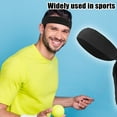 thumbnail image 6 of Unique Bargains 3 Pcs Adjustable Nonslip Sweat Wicking Tennis Tie Headband Sweatband for Men Women Black, 6 of 7