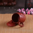 thumbnail image 4 of Household Teaware Supplies Chinese Yixing Purple Clay Teacups With Handle Filter Teacup Handmade Dragon Pattern Master Cup, 4 of 9