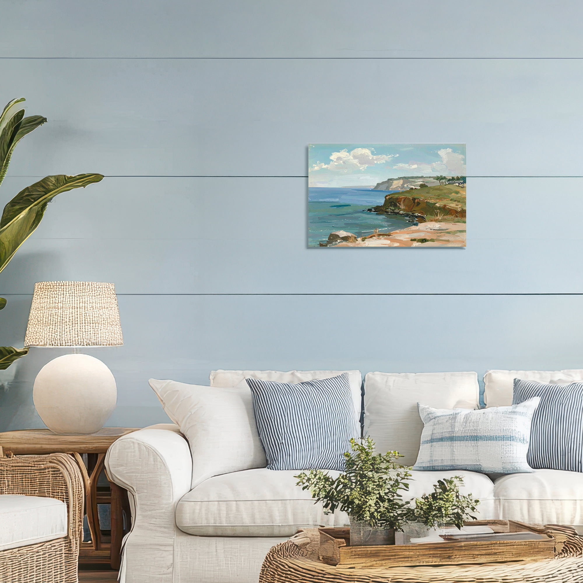 Stupell Industries Along The Shore Scenery Canvas Wall Art, design by Alonza Saunders
